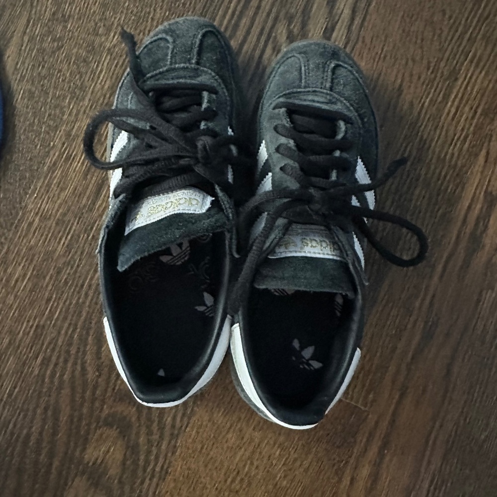 Adidas Kids Black Spezials Sneakers US 4.5